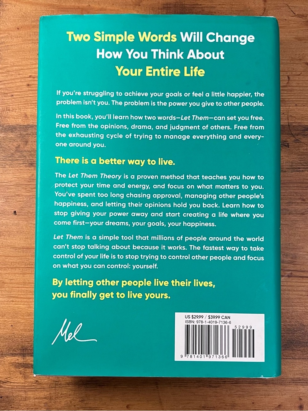 The Let Them Theory by Mel Robbins, Hardcover - Picture 2 of 6